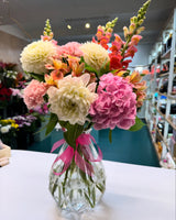 Mother's Day Vase in Blush & Pinks