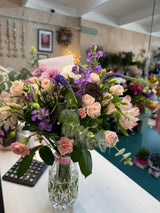 Mother's Day Vase in Blush & Pinks
