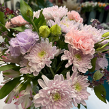 Mother's Day Vase in Blush & Pinks