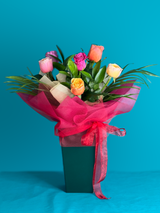 Sweetheart Six - half dozen mixed roses