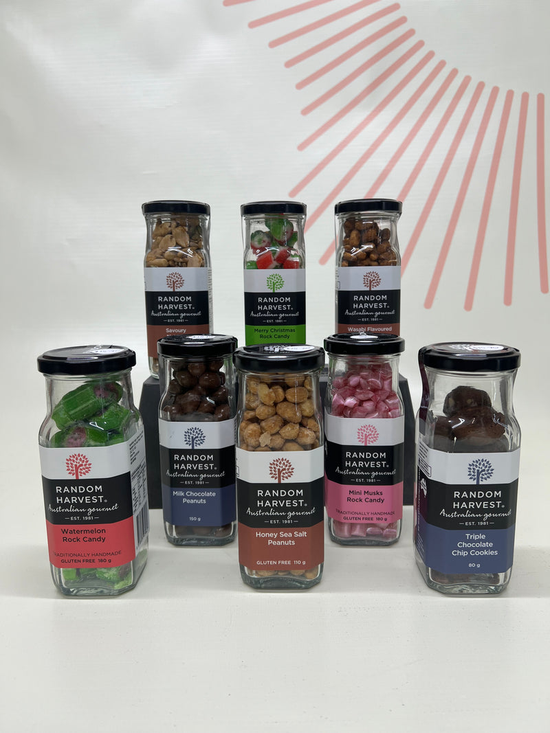 Random Harvest Glass Jars