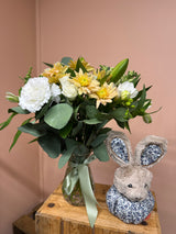 Welcome Little One – Vase and Bunny Gift Set