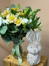 Welcome Little One – Vase and Bunny Gift Set