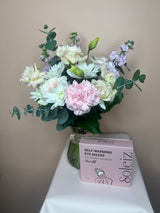 Mother's Day Vase in Blush & Pinks