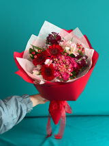 Romance - Red Florist Choice Bouquet